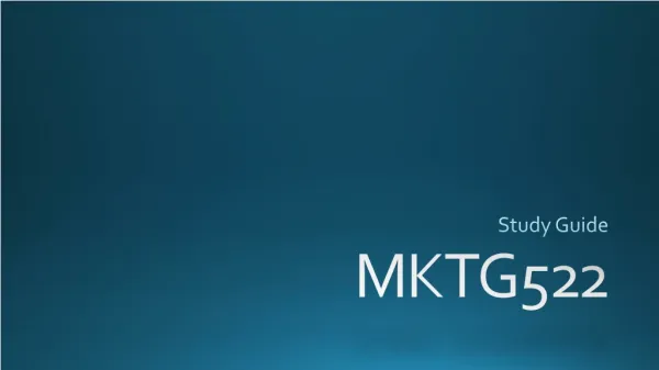 MKTG522