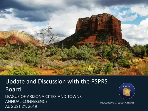 League of Arizona cities and towns Annual conference August 21, 2019