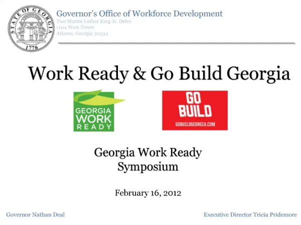 Work Ready Go Build Georgia