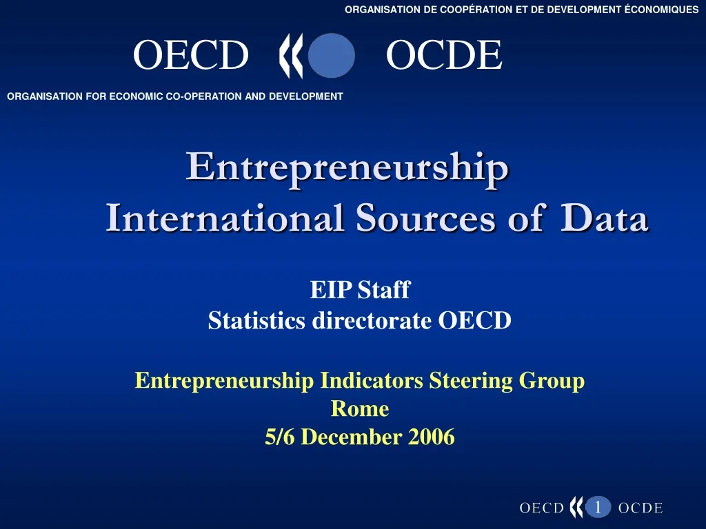 entrepreneurship international sources of data