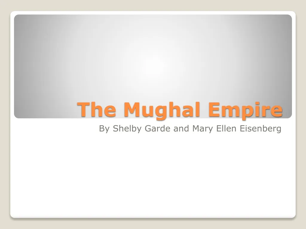 the mughal empire