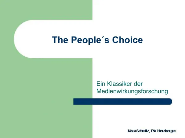 The People s Choice