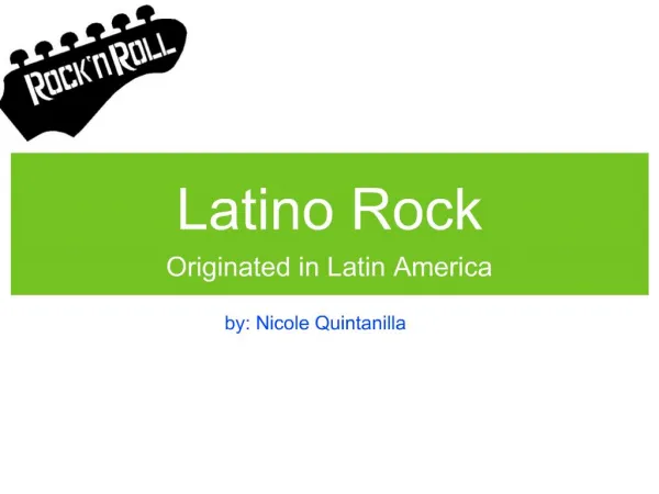 Latino Rock