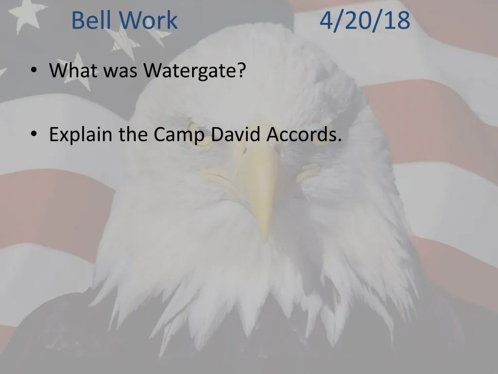 bell work 4 20 18