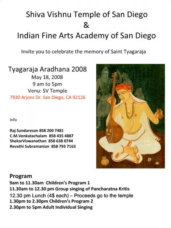 Shiva Vishnu Temple of San Diego Indian Fine Arts Academy of San Diego
