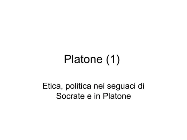 Platone 1