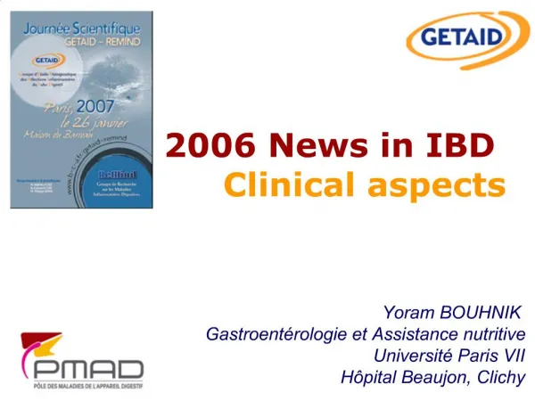 2006 News in IBD Clinical aspects