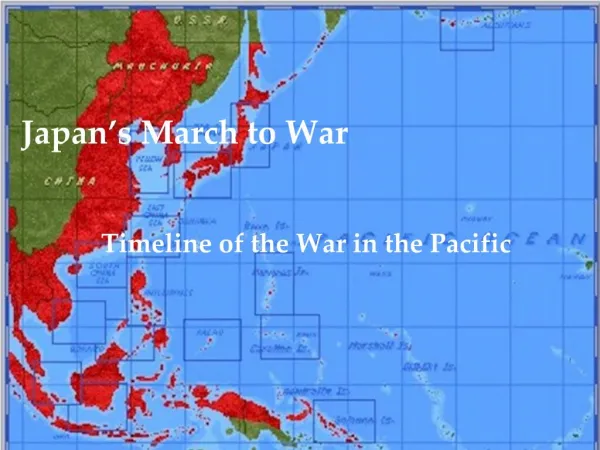 Japan s March to War