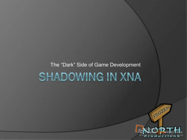 Shadowing in XNA