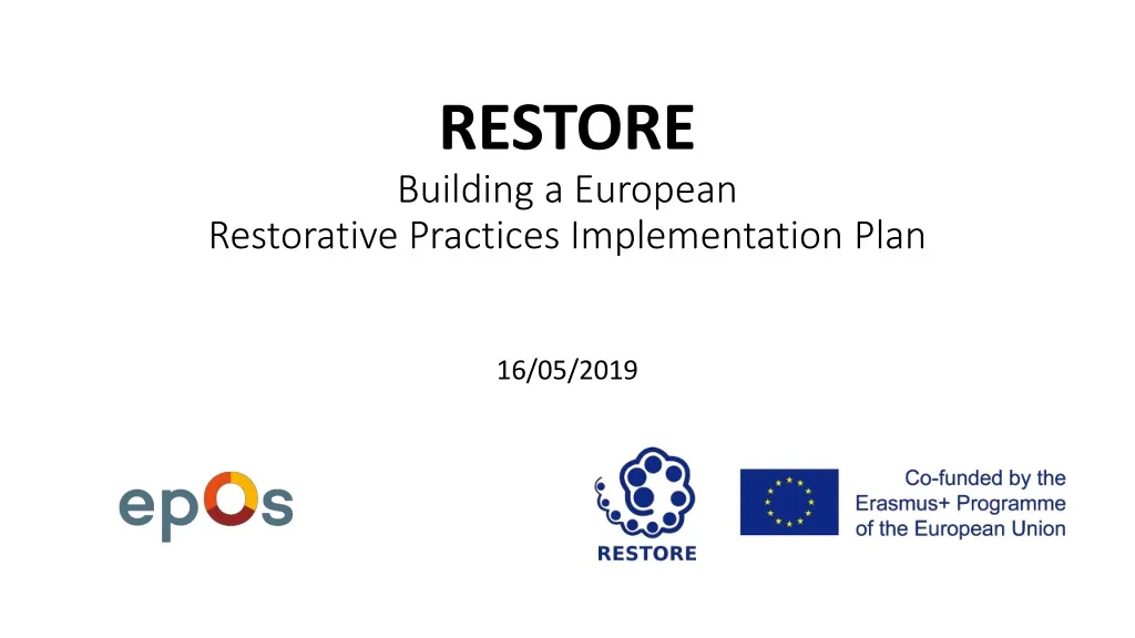 restore building a european restorative practices implementation plan 16 05 2019