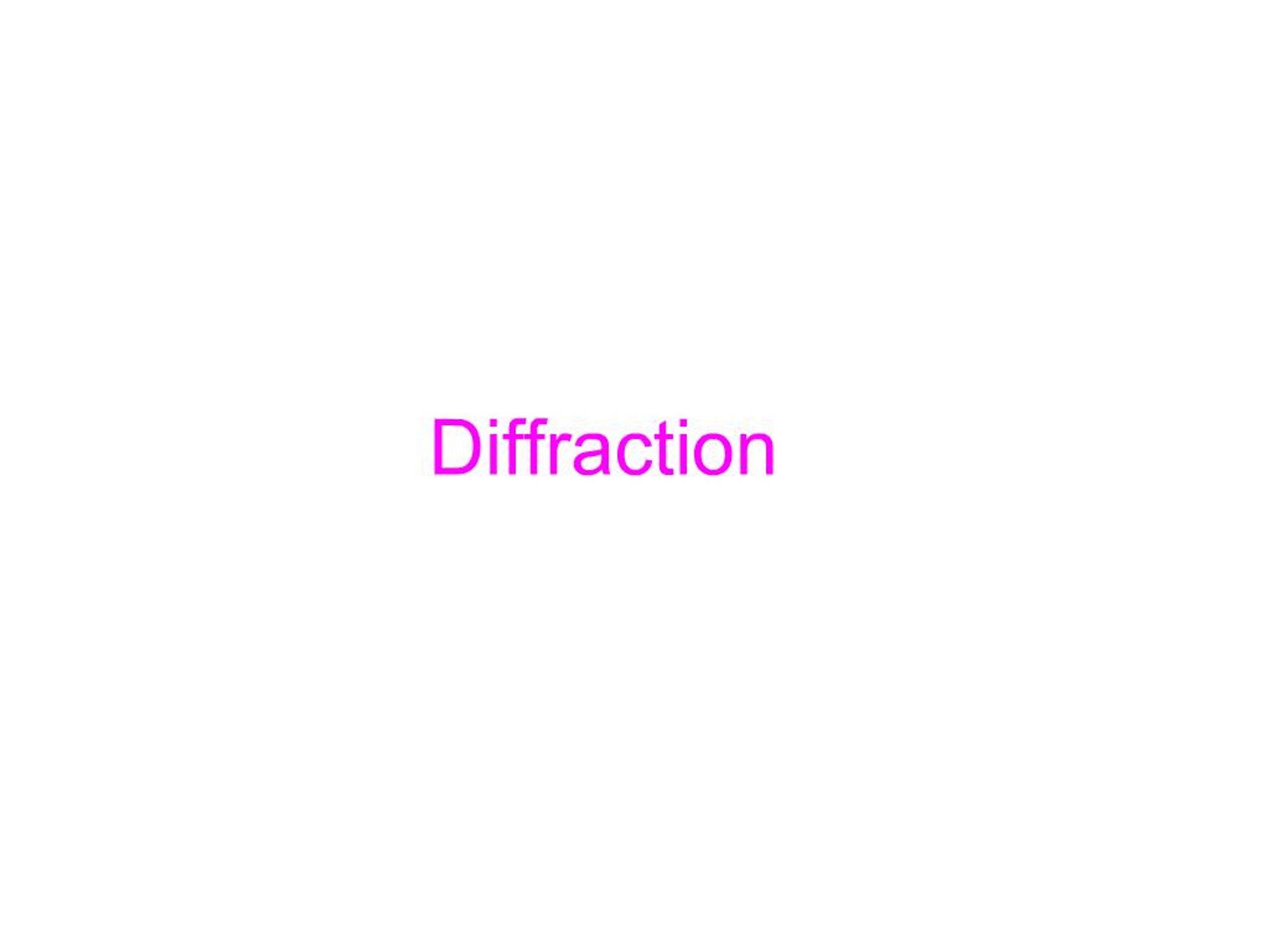 PPT - Diffraction PowerPoint Presentation, free download - ID:536591