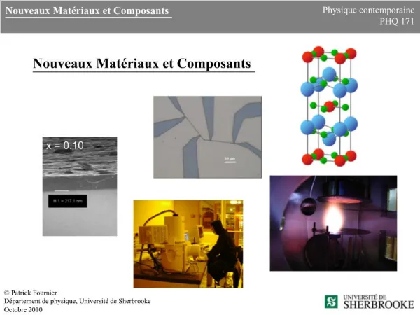 Physique contemporaine PHQ 171