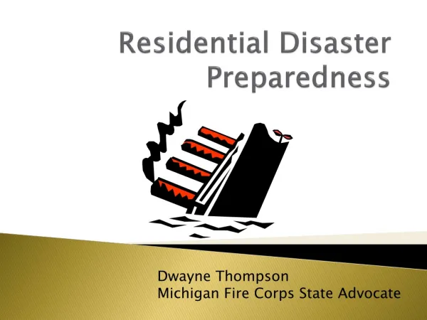 Residential Disaster Preparedness