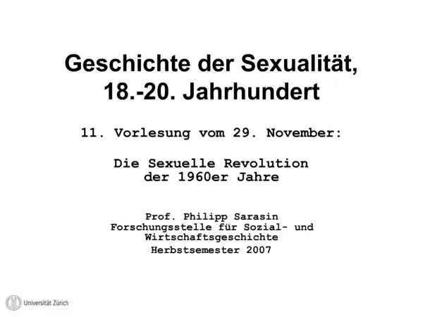 Geschichte der Sexualit t, 18.-20. Jahrhundert