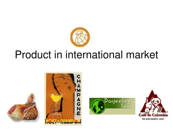 Product in international market