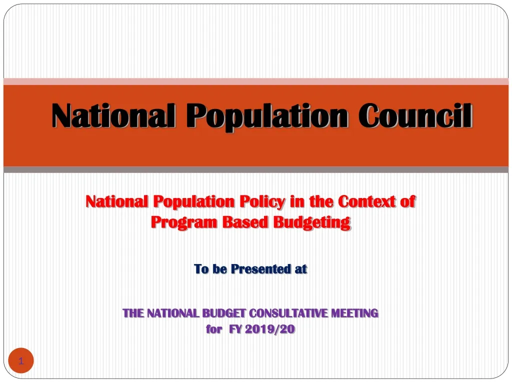 national population council