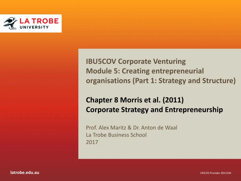 ibu5cov corporate venturing module 5 creating