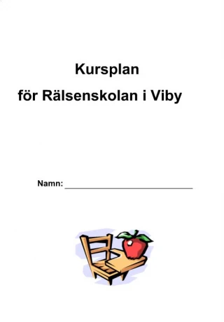 Kursplan f r R lsenskolan i Viby Namn: - slide 1