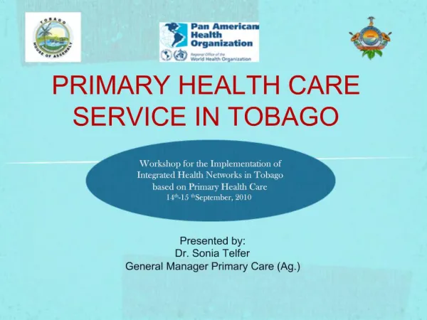 PRIMARY HEALTH CARE SERVICE IN TOBAGO