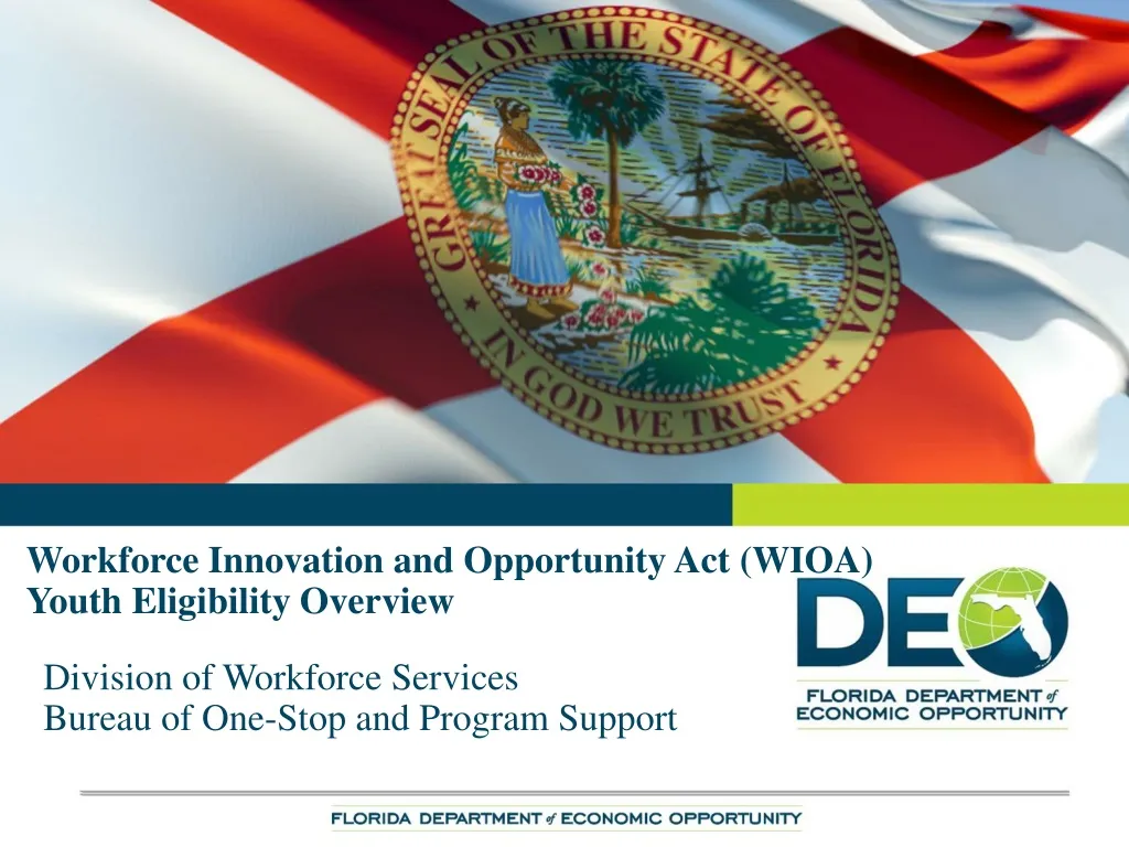 workforce innovation and opportunity act wioa youth eligibility overview