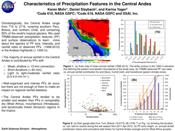 Characteristics of Precipitation Features in the Central Andes