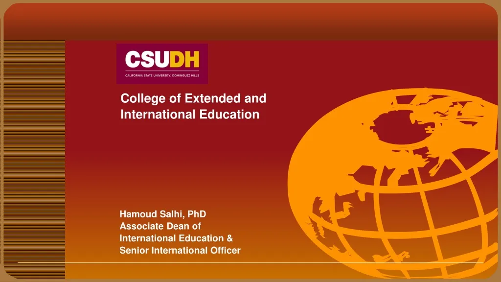 college of extended and international education