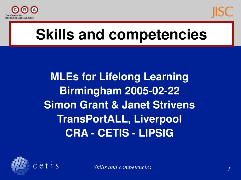 skills and competencies