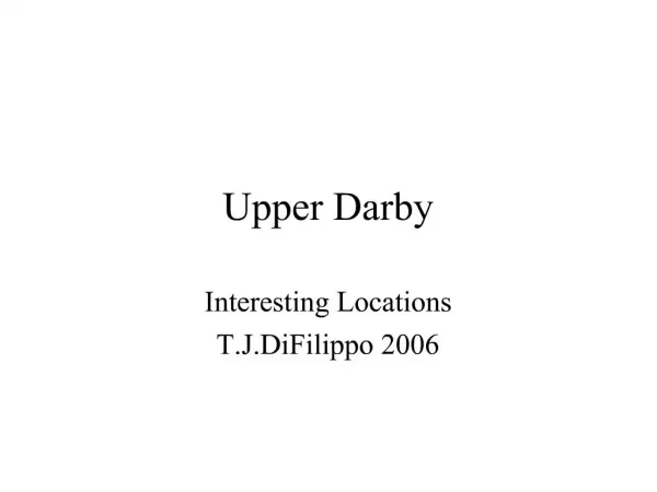 Upper Darby