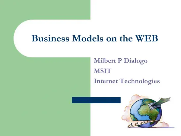 Business Models on the WEB
