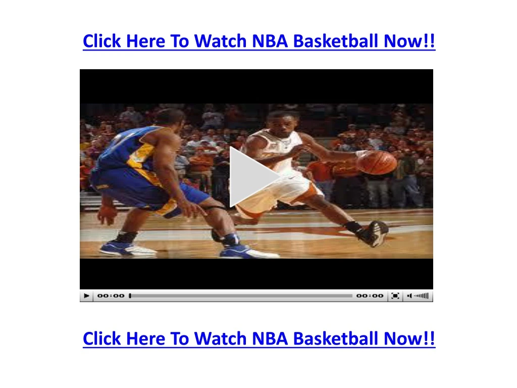 click here to watch nba basketball now