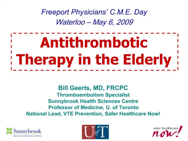 Freeport Physicians C.M.E. Day Waterloo May 6, 2009