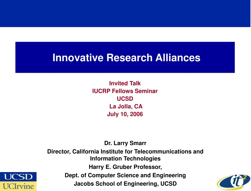 innovative research alliances