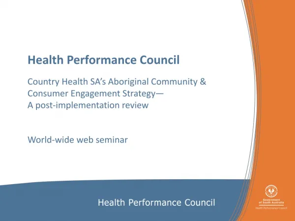 Health Performance Council