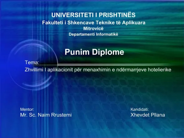 Punim Diplome