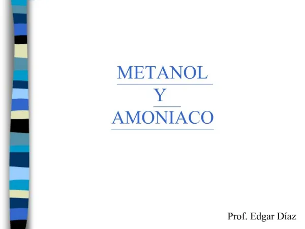 METANOL Y AMONIACO