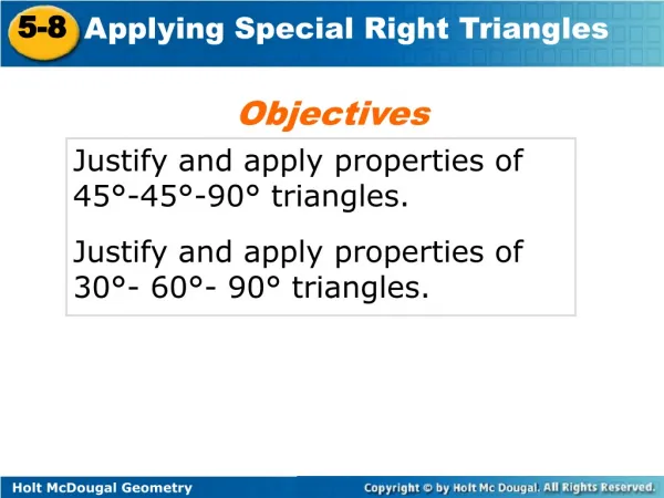 objectives