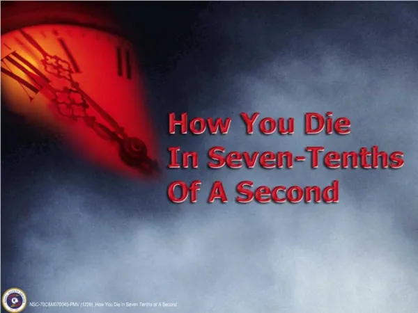 NSC-70CM070045-PMV 1209_How You Die in Seven Tenths of A Second