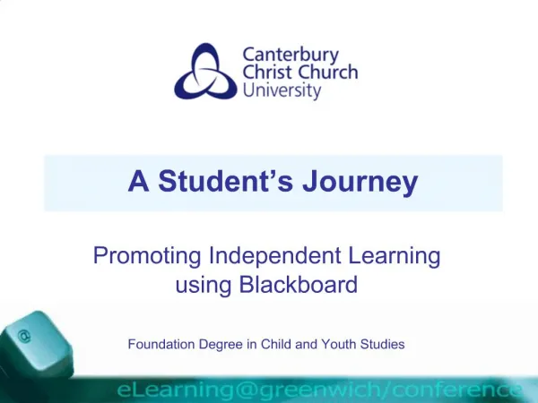 A Student s Journey