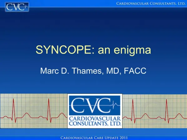 SYNCOPE: an enigma