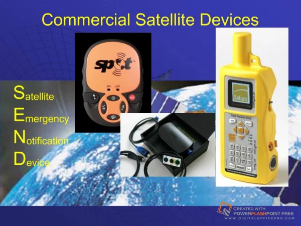 Commercial Satellite Devices
