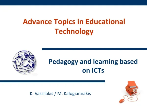 Advance Topics in Educational Technology