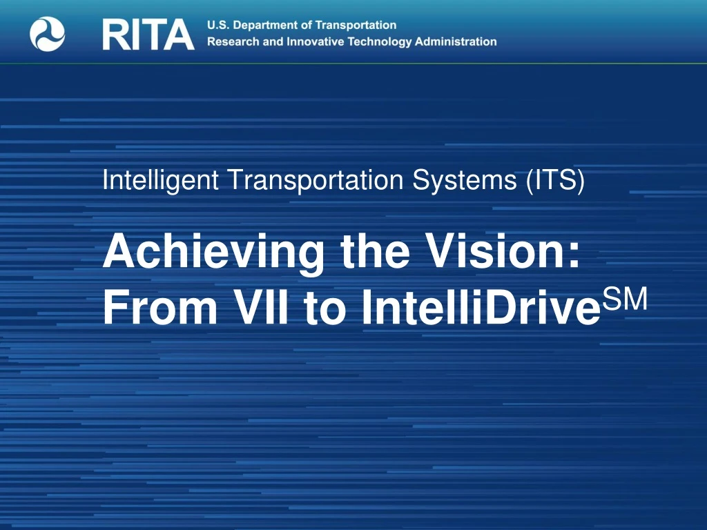 intelligent transportation systems its