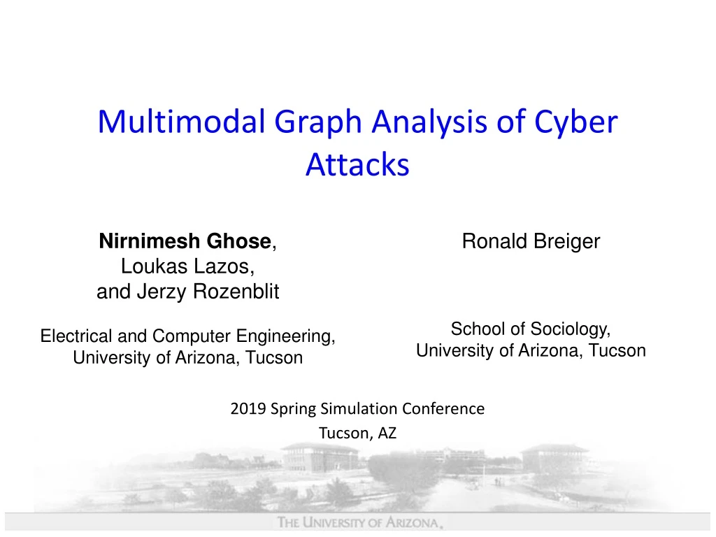 multimodal graph analysis of cyber attacks
