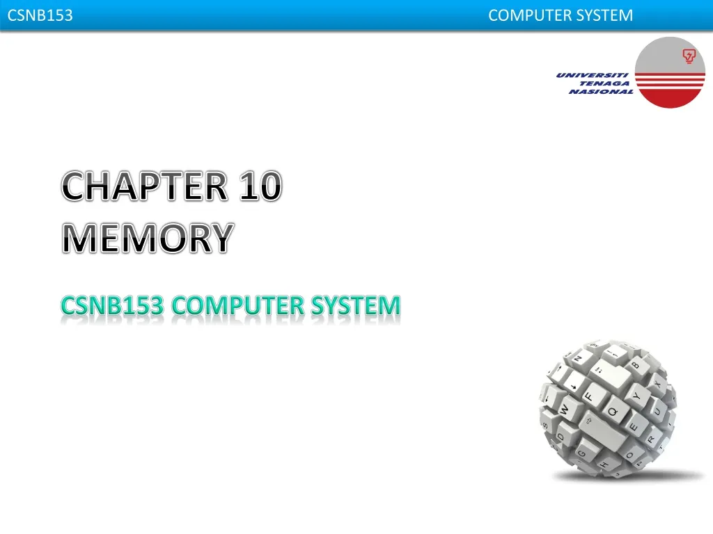 chapter 10 memory