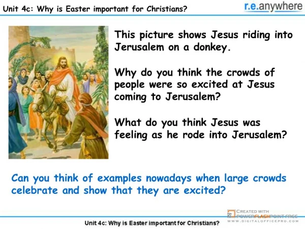 4c - Why is Easter important for Christians