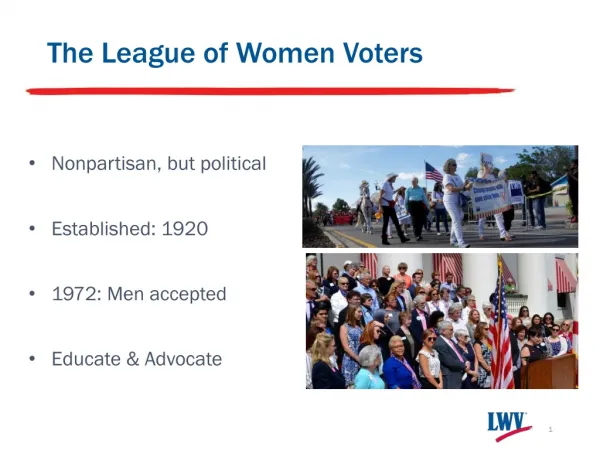 The League of Women Voters
