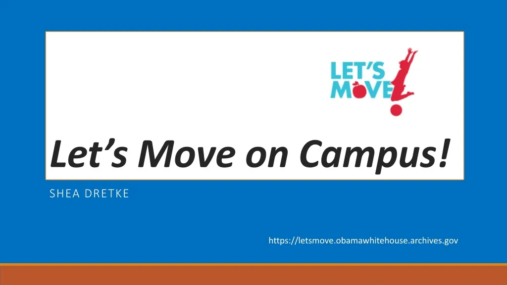 let s move on campus