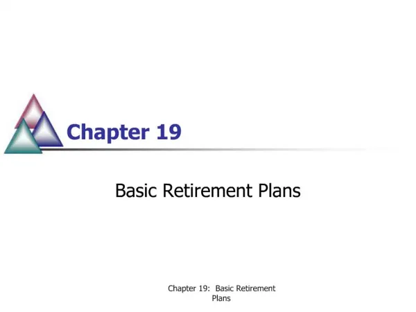 Basic Retirement Plans