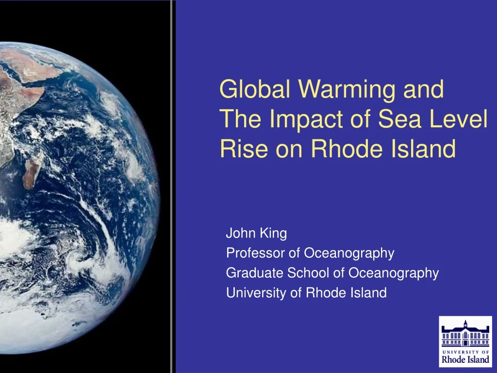 global warming and the impact of sea level rise