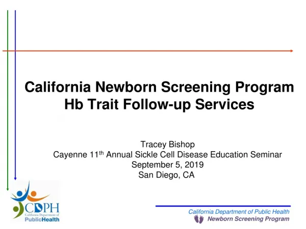 California Newborn Screening Program Hb Trait Follow-up Services